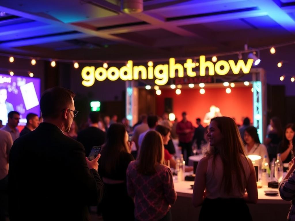 Corporate event with goodnightshowфото