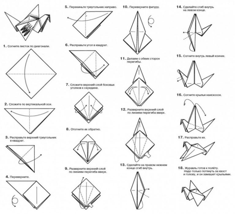 Оригами журавлик из бумаги пошаговой инструкции для детей фото
