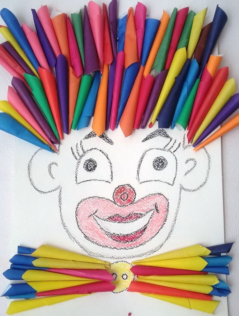Поделка клоун из бумаги. Поделка клоун из цветной бумаги. Аппликация "клоун". Клоун аппликация для детей. Аппликация клоун из цветной бумаги.