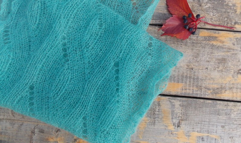 Ажурный шарф спицами — простые и красивые схемы с описанием для начинающих